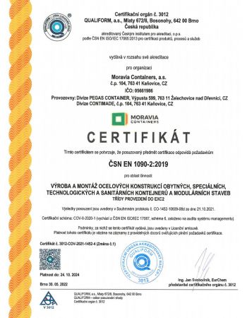 ISO 1090-2 způsobilost výrobce